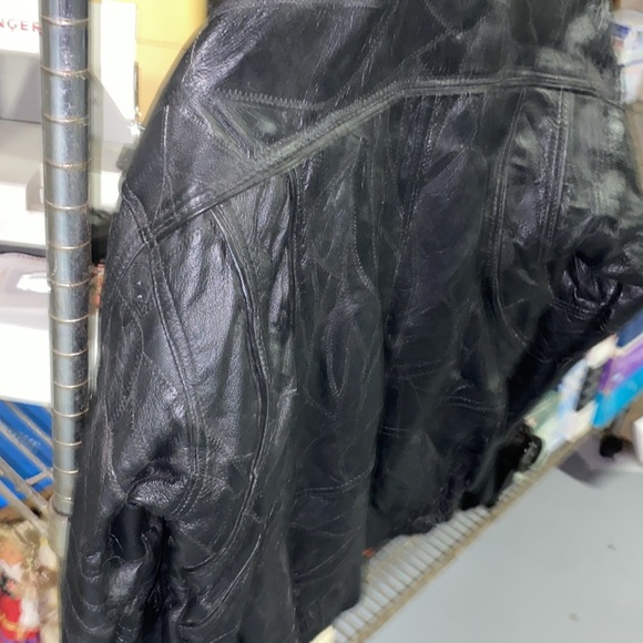 Italian Stone Genuine Leather Jacket - Picture 4 of 5